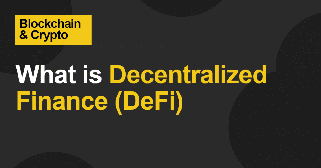 What is decentralized finance (DeFi) and how does it differ from traditional finance?
