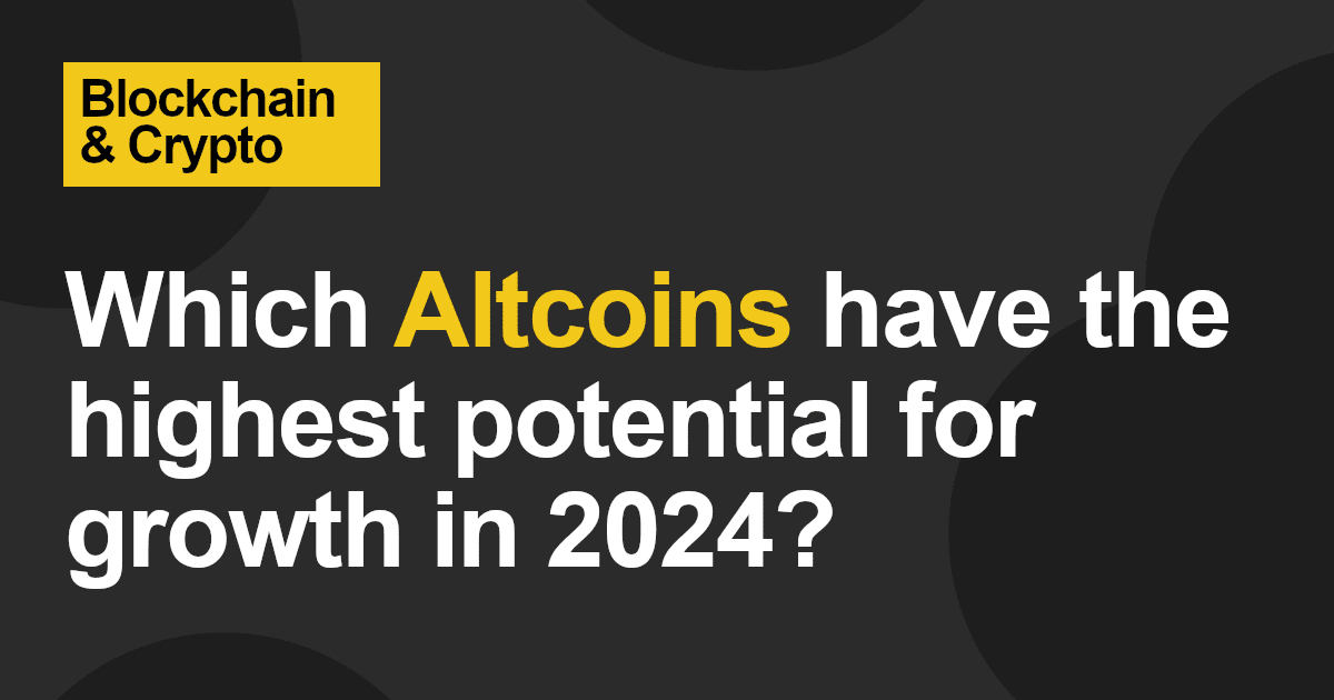 which altcoins have the highest potential?