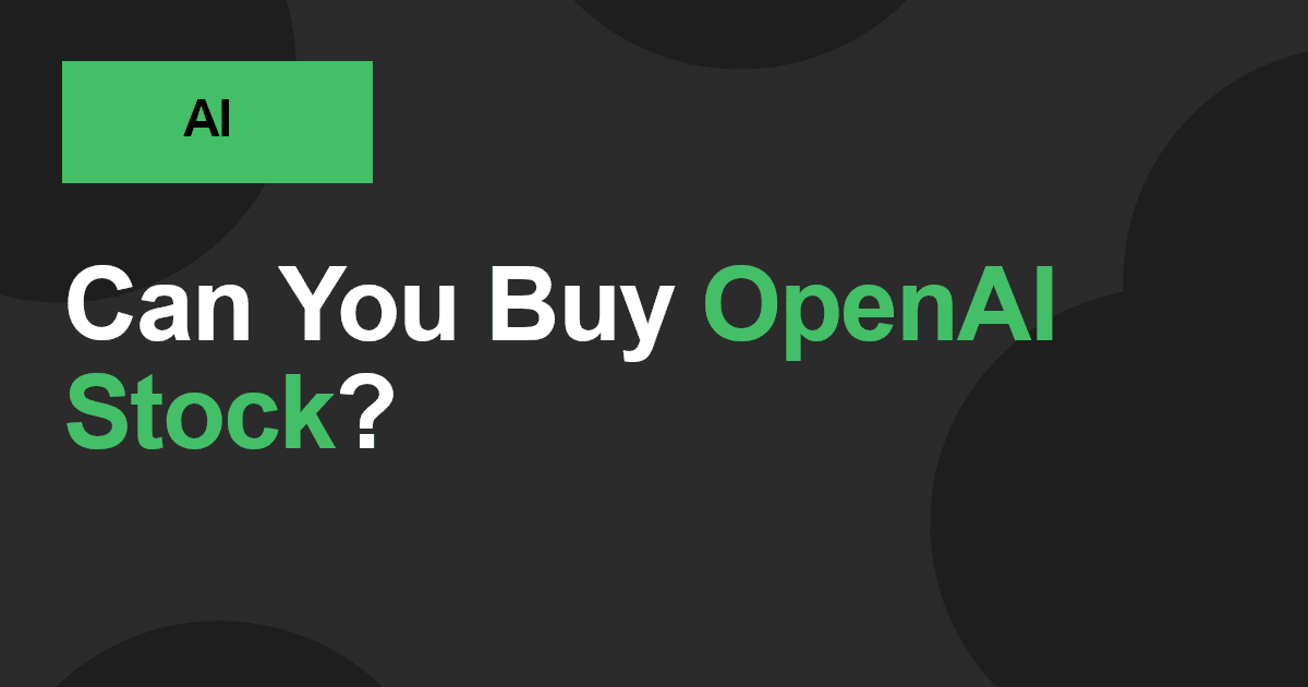 Can i buy open ai stock?